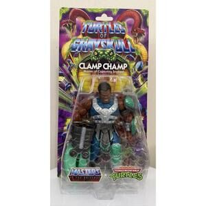 Turtles of Grayskull Clamp Champ TMNT MOTU Origins 6" Figure *New*